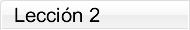 Lección 2